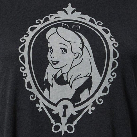 ❤️NWT VINTAGE TORRID TEE - DISNEY ALICE IN WONDERLAND CAMEO TOP - PLUS SIZE - Picture 2 of 14